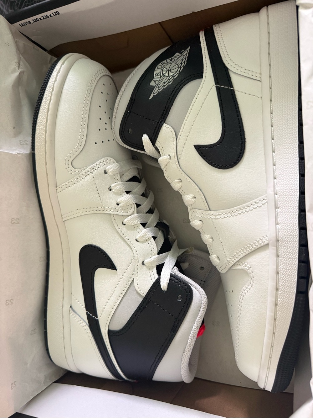 Air Jordan 1 MID white/black Sneakers